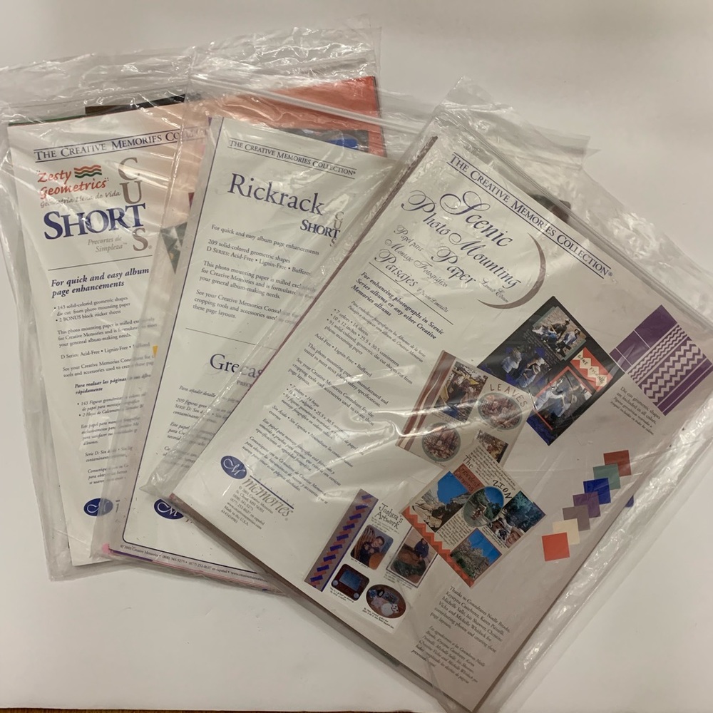 Creative memories short cut bundle